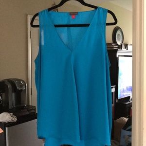 Vince camuto sleeveless blouse